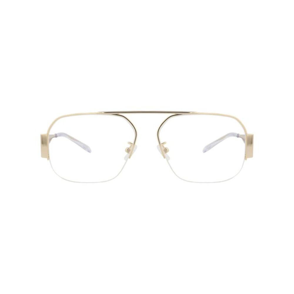 Bottega Veneta Aviator-Frame Metal Optical Frames Gold Womens